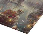 Boxer Kerst Feestelijke reis Snijplank (Hoek)