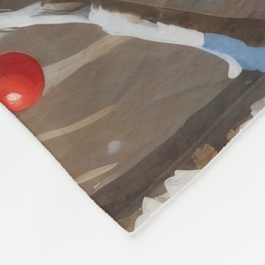 Boxer Kerst Feestelijke Sneeuwscène Fleece Deken (Hoek)