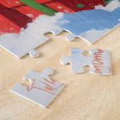 Boxer Kerst Feestelijke Sneeuwscène Legpuzzel (Zijkant)