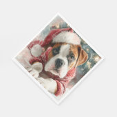 Boxer Kerst Papieren Servet (Hoek)