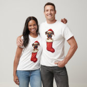 Boxer Kerst Sock T-shirt (Unisex)