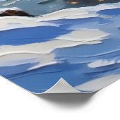 Boxer Kerstboot Vakantie Poster (Hoek)