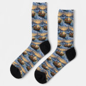 Boxer Kerstboot Vakantie Sokken (Links)