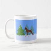 Boxer-kerstbos Koffiemok (Links)