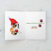 Boxer-kerstcadeaus Feestdagen Kaart (Binnen)