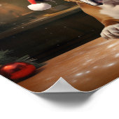 Boxer Kerstkoekjes Feestelijke vakantie Poster (Hoek)