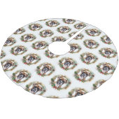 Boxer Kerstkrans Feestelijke Pup Kerstboom Rok (Gekanteld)