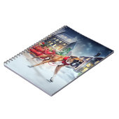 Boxer Kerstmis Feestelijk Seizoen Notitieboek (Linkerzijde)