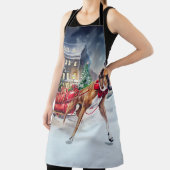 Boxer Kerstmis Feestelijk Seizoen Schort (Insitu)