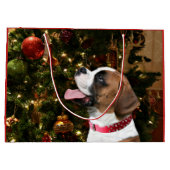Boxer Kerstmis Large Cadeautasje (Achterkant)