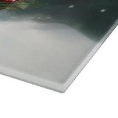 Boxer Kerstmis sneeuw winter Snijplank (Hoek)