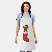 Boxer Kerstmis Stocking hond Schort (Gedragen)
