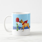 Boxer-kerstpost Koffiemok (Links)