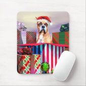Boxer-kerstverrassing Muismat (Met muis)