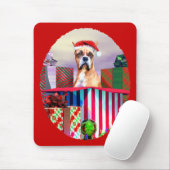 Boxer-kerstverrassing Muismat (Met muis)