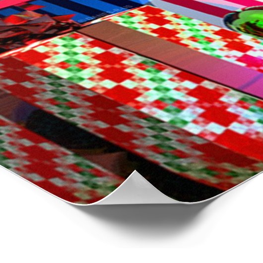 Boxer-kerstverrassing Poster (Hoek)