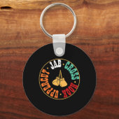 Boxer Kickbokstraining Geschenk Jab Cross Hook Upp Sleutelhanger (Voorkant)