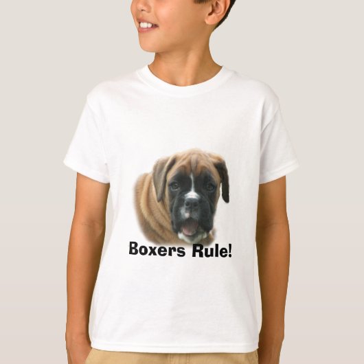 Boxer Kinder T-Shirt (Voorkant)