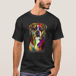 Boxer Kleurrijke Stijl T-shirt