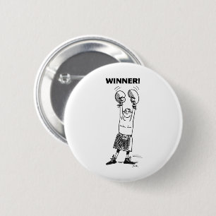 Boxer-knop w winnaar ronde button 5,7 cm