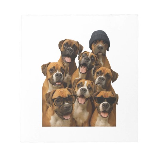 Boxer Kopie Notitieblok (Voorkant)