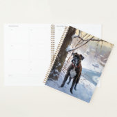 Boxer laat het sneeuwen Kerstmis Planner (Display)