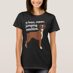 Boxer Lean Mean Jumping Machine Raglan T-shirt