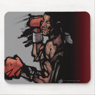 Boxer ligt neer muismat