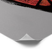 Boxer ligt neer poster (Hoek)