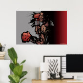 Boxer ligt neer poster (Thuiskantoor)