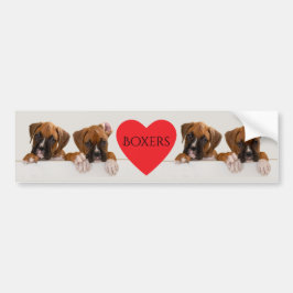 Boxer Love Bumpersticker