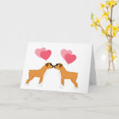 Boxer Love Card Kaart (Gele Bloem)