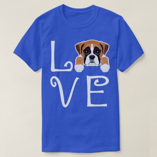 Boxer Love Dog Owner Boxer Puppy T-shirt (Design voorkant)