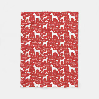 Boxer Love Fleece Deken - I Love Boxers Pet Gift