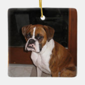 Boxer Love Keramisch Ornament (Voorkant)