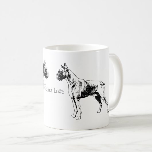 Boxer Love Mok (Voorkant rechts)