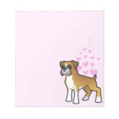 Boxer Love Notitieblok (Voorkant)