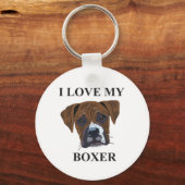 Boxer Love Sleutelhanger (Voorkant)