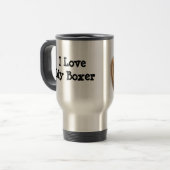 Boxer Love Travel Mug Reisbeker (Voorkant links)