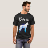 Boxer Love Waterverf Effect T-shirt (Voorkant volledig)