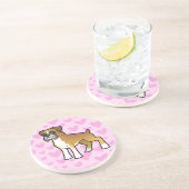 Boxer Love Zandsteen Onderzetter (Zijkant)