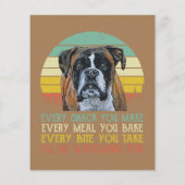 Boxer Lover Gift | Cute Boxer Lover Flyer (Achterkant)