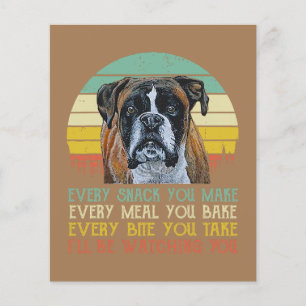 Boxer Lover Gift Cute Boxer Lover Flyer