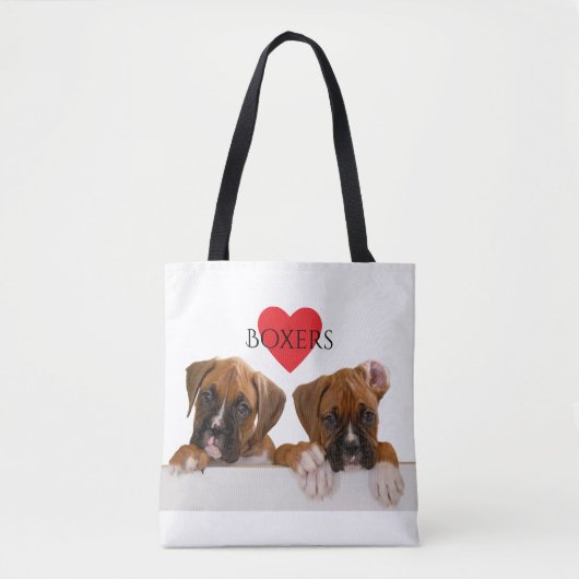 Boxer Lover Tote Bag (Voorkant)