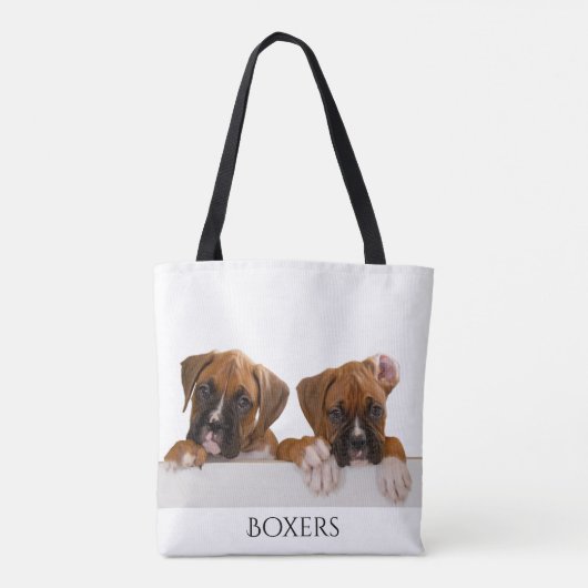Boxer Lover Tote Bag (Achterkant)