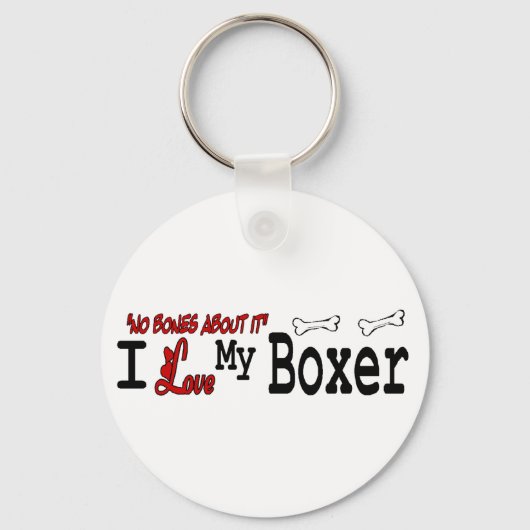 Boxer Lovers Gifts Sleutelhanger (Voorkant)