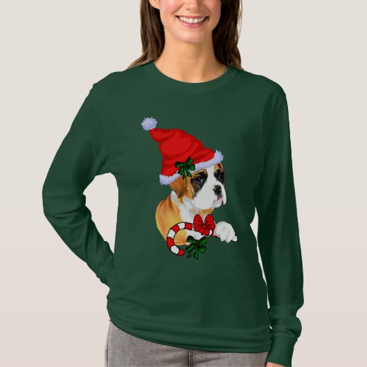 Boxer Lovers kerstfeest T-shirt (Voorkant)