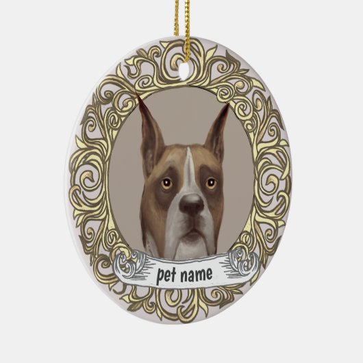 Boxer Loving Memory ornament (Rechts)