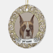 Boxer Loving Memory ornament (Links)