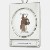 Boxer Ma 2 Verzilverd Banner Ornament (Links)